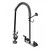 T&S Brass B-0133-B-22R Easyinstall Pre-Rinse Unit Wall Mount Mixing Faucet With 8"