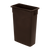 Carlisle 34202369 23 Gallon Polyethylene Brown Trimline Waste Container