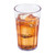 Cambro LT10152 10 Oz. Clear SAN Plastic Hammered Texture Laguna Tumbler