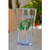 Cambro LT10152 10 Oz. Clear SAN Plastic Hammered Texture Laguna Tumbler