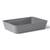 American Metalcraft B14G 156 Oz. Plastic Gray Rectangular Serving Bowl