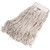 Carlisle 369824B00 #24 4 Ply Cut-End Textured Polyester Band Flo-Pac Wet Mop Head