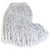 Carlisle 369824B00 #24 4 Ply Cut-End Textured Polyester Band Flo-Pac Wet Mop Head