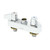 T&S Brass 5F-4CLX00 Equip Workboard Faucet deck mount without nozzle 4"