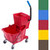 Carlisle 3690805 Mop Bucket Combo 26 qt. Polyethylene Red Side Press