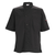 Winco UNF-9KXXL Black Broadway Ventilated Shirt with Chest Pocket