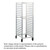 Lakeside 8559 20.5" W Aluminum Open Sides Roll-In Cooler Rack