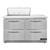Continental Refrigerator D48N8-FB-D 48" W Two-Section Four Drawer Designer Line Sandwich Unit