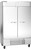 Beverage Air FB49HC-1S 52" W Two-Section Solid Door Reach-In Vista Freezer - 115 Volts