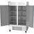 Beverage Air FB49HC-1S 52" W Two-Section Solid Door Reach-In Vista Freezer - 115 Volts