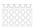 Matfer Bourgeat 257914 Gastroflex Mini Muffin Mold 1-3/4" Dia. x 1-13/16"H Mini- Muffins Food Grade Silicone