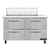 Continental Refrigerator SW48N10C-D 48" W Two-Section Four Drawer Sandwich Unit