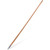 Carlisle 4526700 60" Threaded Wood with Metal Tip Sparta Handle