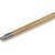 Carlisle 4526700 60" Threaded Wood with Metal Tip Sparta Handle