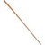 Carlisle 4526700 60" Threaded Wood with Metal Tip Sparta Handle