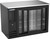 Beverage Air BB48HC-F-GS-B 48" W Two-Section Glass Door Refrigerated Food Rated Back Bar Storage Cabinet - 115 Volts