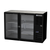 Beverage Air BB48HC-G-S 48" W Stainless Steel Two-Section Glass Door Refrigerated Back Bar Storage Cabinet - 115 Volts