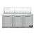 Continental Refrigerator SW72N30M-FB 72" W Three-Section Three Door Mighty Top Sandwich Unit