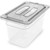 Carlisle 3068207 4 Qt. 1/4 Size PolyCarbonate Clear Storplus Food Pan