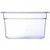Carlisle 3068207 4 Qt. 1/4 Size PolyCarbonate Clear Storplus Food Pan