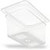 Carlisle 3068207 4 Qt. 1/4 Size PolyCarbonate Clear Storplus Food Pan