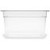 Carlisle 3068207 4 Qt. 1/4 Size PolyCarbonate Clear Storplus Food Pan