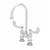 T&S Brass B-0325-CR-WH4 Pantry Faucet double deck mount 4"