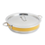 Bon Chef 60030CFYELLOW 6 Qt. Stainless Steel Classic Country French Pot