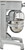 Hobart HL300C-3STD 30 Qt. Stainless Steel Legacy Correctional Planetary Mixer - 3/4 HP