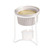 American Metalcraft RAM1 4 Oz. White Round Fluted Ceramic Ramekin