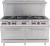 Vulcan SX60-10B-LP 60" Liquid Propane SX Series Restaurant Range - 340,000 BTU