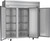 Beverage Air HRS3HC-1S 78" W Three-Section Solid Door Reach-In Horizon Series Refrigerator