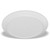 Carlisle 4380302 8" Dia. Round Melamine White Coupe Epicure Dinner Plate