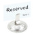 Winco MH-2C 2.5" W Stainless Steel Menu or Card Clip (Contains 1 Dozen)