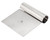 Matfer Bourgeat 112822 Dough Scraper 5-1/4"L x 4-3/4"W Rigid Blade Beveled Edge Seamless Stainless Steel