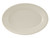 Tuxton TRE-042 Ceramic American White/Eggshell Oval / Oblong Platter (6 Each Per Case)