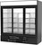 Beverage Air MMR66HC-1-B 75" W Three-Section Glass Door MarketMax Refrigerated Merchandiser
