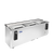Atosa MBC80GR 80.5" W Stainless Steel 3 Locking Sliding Lids Bottle Cooler - 115 Volts