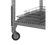 Cres Cor 1056 005 12" of Rack Posts Non-Marking Gray Rubber Vertical Bumpers