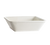 CAC China F-CB6 10 Oz. Bone White Porcelain Square Paris-French Bowl (3 Dozen Per Case)