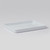 American Metalcraft BL11W Plastic White Rectangular Lid and Platter