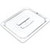 Carlisle 10230U07 Solid Polycarbonate Clear Storplus Universal Lid