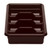 Cambro 1120CBP131 Brown Cutlery Box - 12/Case