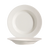 CAC China 101-120 12" Dia. 22 Oz. Porcelain Bone White Round Lincoln Soup Plate (1 Dozen)