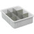 Metro MDS93080NAT 15-1/8" x 7-1/2" Gray Tote Box Divider