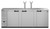Hoshizaki DD95-S 95.5" Three-Section Solid Door Draft Beer Cooler