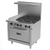 Asber AEMR-G12-B4-36 36" W Gas Restaurant Range - 174,000 BTU