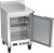 Beverage Air WTF20HC-FIP 20"W One Door Stainless Steel Worktop Freezer With 4" Foamed-In Place Backsplash