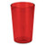 Winco PTP-12R 12 Oz. Red Plastic Pebbled Tumbler