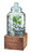 Cal-Mil 3568-2-78 2 Gallon Mid-Century Beverage Dispenser Glass